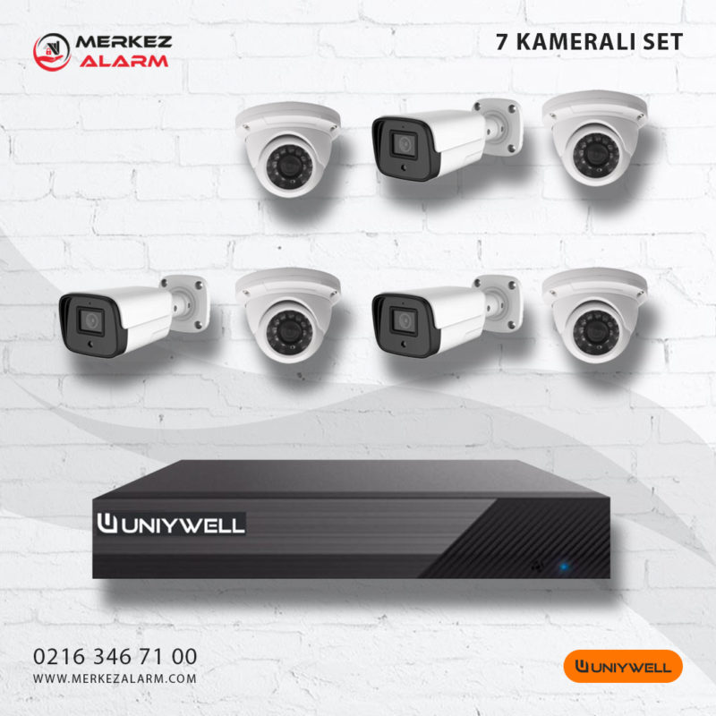 Uniywell 7 Kameralı Set